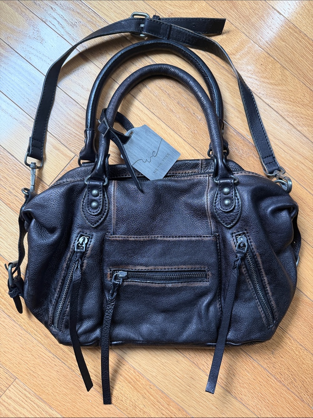 Free People Baby Emerson Tote Black